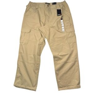 5.11 Tactical Taclite Pro Pants 42x30 Khaki Cargo police Utility NWT Teflon